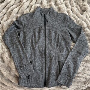 Lululemon Heathered Gray Full-Zip Define Athletic Jacket- WORN ONCE